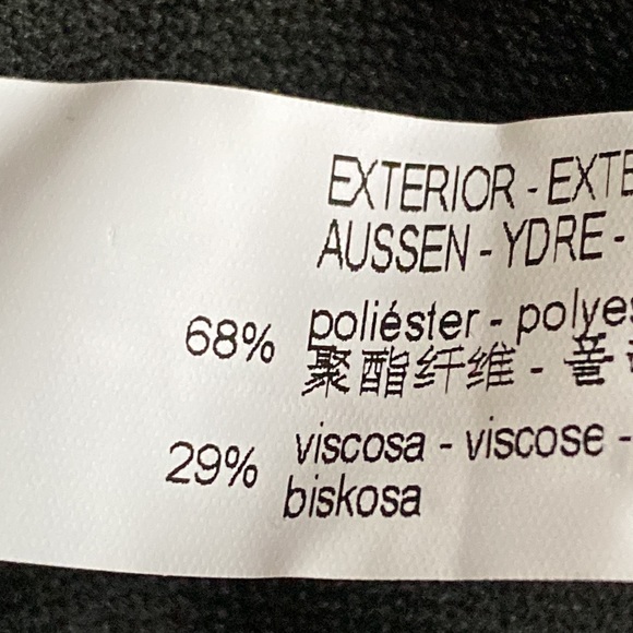 NWOT. Zara Black Viscose Blend High-Waist Short Skirt. Size XXL. - Picture 7 of 8